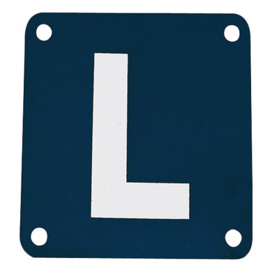 L-Schild aus Alu L-Schild aus Alu