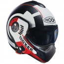 Boxer V8 Target Blanc Noir Rouge Mat
