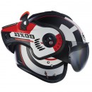 Boxer V8 Target Blanc Noir Rouge Mat