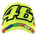 VR46 Cap Stripes 305028 neon gelb