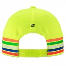 VR46 Cap Stripes 305028 neon gelb