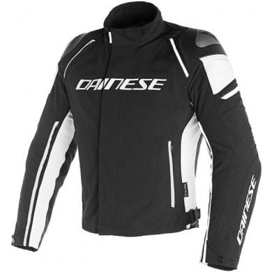 Racing 3 D-Dry Jacket Schwarz Weiss