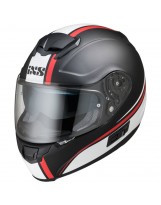 IXS215 2.1 Mattschwarz Weiss Rot