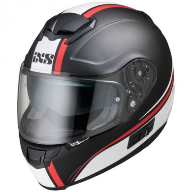IXS215 2.1 Mattschwarz Weiss Rot