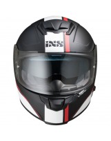 IXS215 2.1 Mattschwarz Weiss Rot