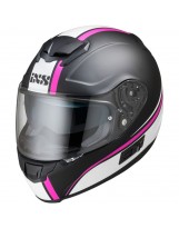 IXS215 2.1 Mattschwarz Weiss Pink