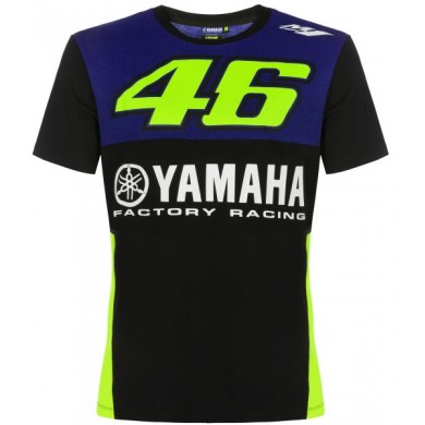 VR46 T-Shirt Racing 362009 Bleu