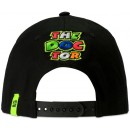 VR46 Cap Stripes 350204 schwarz