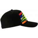 VR46 Cap Stripes 350204 schwarz