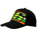 VR46 Cap Stripes 350204 schwarz