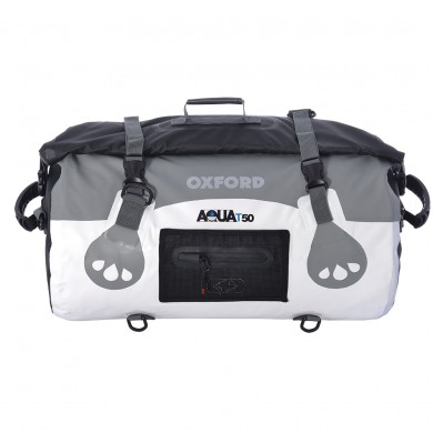 Aqua T-50 Roll Bag Schwarz-Grau Klar