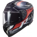 FF327 Challenger Grid Carbon Bleu Rouge