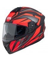 IXS216 2.1 Mattschwarz Rot