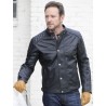 Hampton Leather Jacket Noir