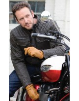Hardy Wax Jacket Schwarz