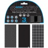 Comfy Black&White Tartan 3-Pack