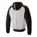 Chrome Sport Hoodie Grau Schwarz