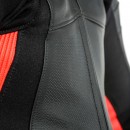 Assen 2 Perf. 1p Schwarz Fluo Rot