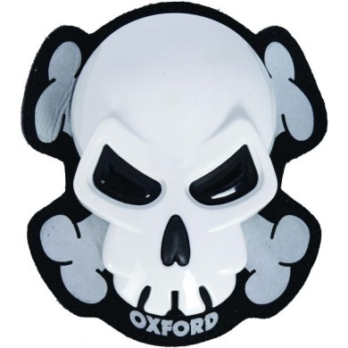 Skull Knee Sliders White