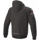 Sektor V2 Tech Hoodie Schwarz Hellrot