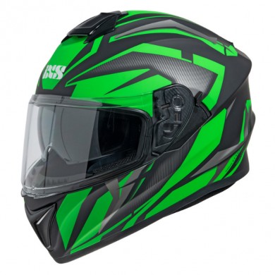 IXS216 2.1 Mattschwarz Grün