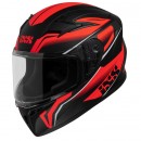IXS136 2.0 Kids Schwarz Matt-Rot