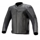Faster V2 Leather Jacket Noir