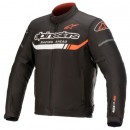 T-SP S Ignition WP Jacket Noir Blanc Rouge Fluo