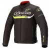 T-SP S Ignition WP Jacket Noir Jaune Fluo