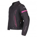 Airstream 3 Jacket Lady Schwarz Pink