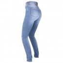 Second Skin Jeans Lady Blau