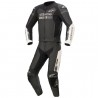 GP Force V2 Chaser Leather Suit 2PC Noir Blanc