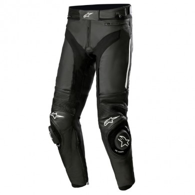 Missile V3 Pantalon Cuir Noir Blanc