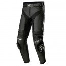 Missile V3 Pantalon Cuir Noir Blanc